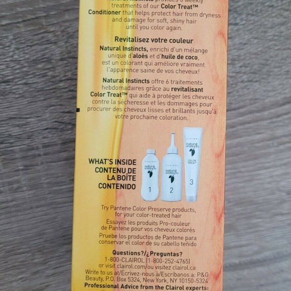 Clairol Natural Instincts Hair Color 8G Formerly #4 Sunflower Medium Golden - Picture 5 of 9